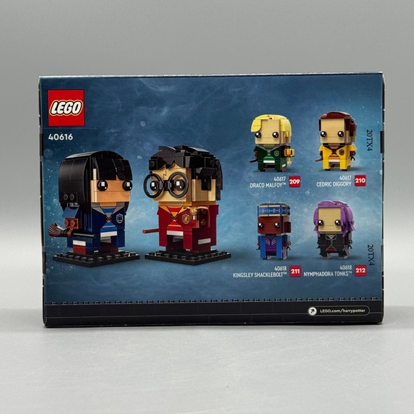 Lego BrickHeadz #40616 Harry Potter & Cho Chang Retired Brand New Factory Sealed - Picture 2 of 3